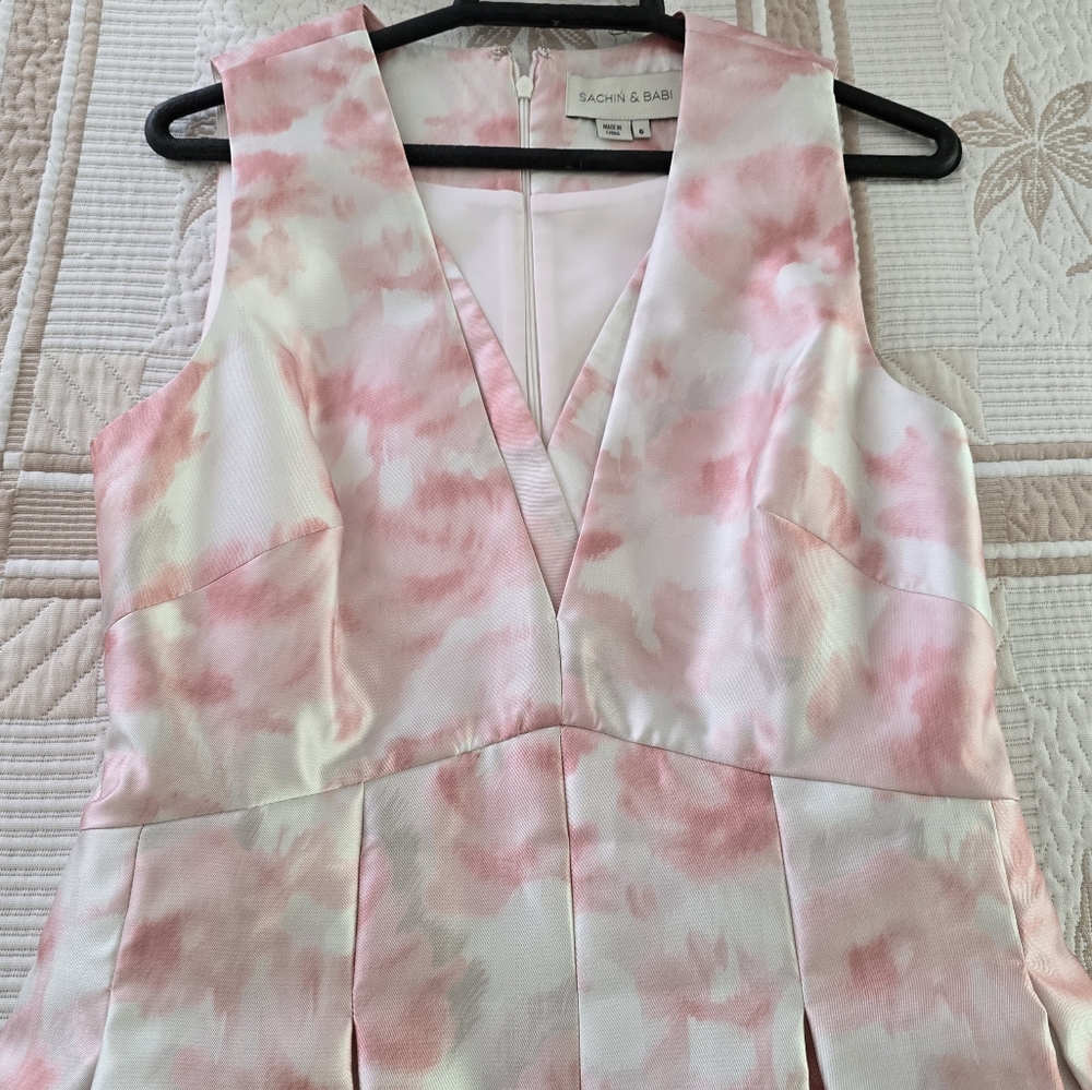 Sachin & Babi Brooke Gown Dress Size 6 Pink - Picture 4 of 17